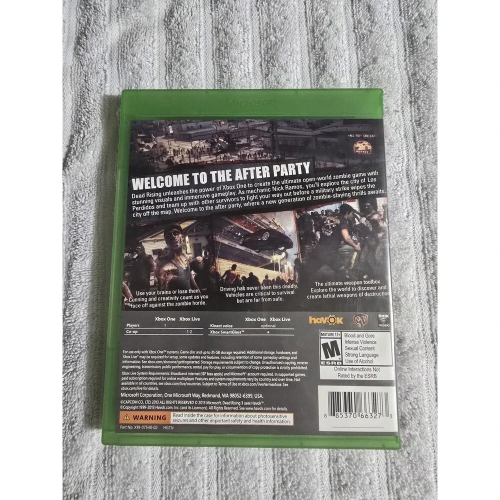 Dead Rising 3 (Microsoft Xbox One, 2013)
